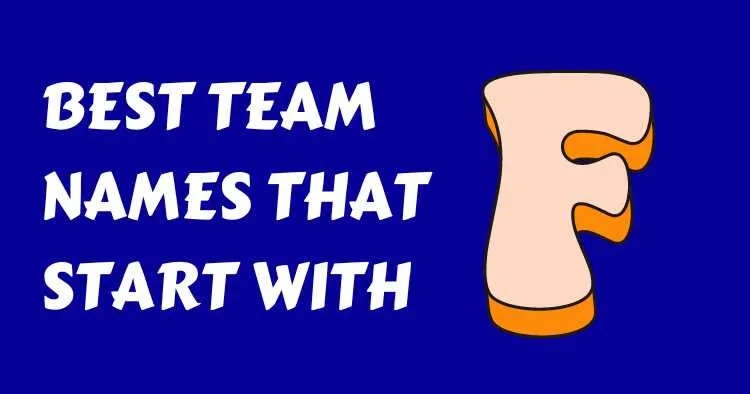 team names that start with F